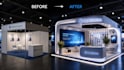 do 3d booth design and redesign and 3d booth update for exhibition refresh
