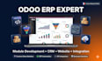 develop, customize odoo erp modules, odoo website design, CRM and automation