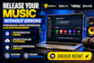 fix and distribute your music on distrokid tunecore cd baby and ditto