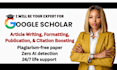 increase backdate google scholar citation formatting research visibility support
