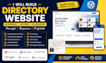 create business directory website via geodirectory and other