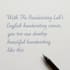 write neat and aesthetic handwritten notes in english
