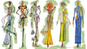 create a hand drawn fashion illustration