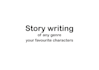 writing fiction with your favourite characters