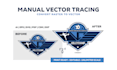 manually vector trace your logo or image quickly