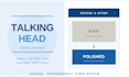 edit ads, head talking, business videos