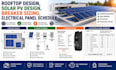 rooftop design, solar pv design, breaker sizing, electrical panel schedule