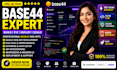 build base44 web app, base44 saas, base44 CRM, base44 dashboard