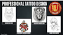 create professional custom tattoo designs and flash sheets