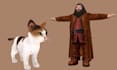 create rig animate creepy 3d low poly ps1 psx ps2 horror style character model