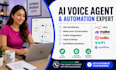 ai voice agent, ai automation, n8n make com automation, twillo vapi ai synthflow