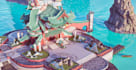 3d stylized ue5 game environment open terrain level design 3d scene