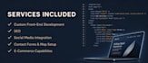 design a modern responsive landing page or front end website