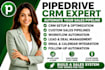 setup pipedrive CRM, apollo io workflow and automation