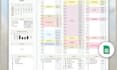 create custom weekly budget spreadsheet paycheck and debt tracker
