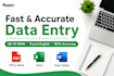 do accurate data entry copy typing and PDF conversion work