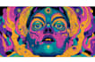 create psychedelic and trippy t shirt style