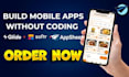 build custom appsheet apps, develop mobile apps, glide, adalo, softr airtable