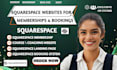 build squarespace membership website course website booking squarespace landing