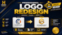 create a modern professional logo redesign for your brand