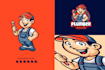 create a clean and modern handyman service logo