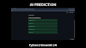 build machine learning web apps using streamlit