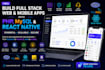 build PHP, mysql, and react native applications