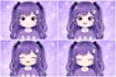 create cute anime chibi pngtuber avatar