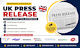 write a professional UK press release and PR distribution