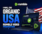 do organic USA rumble video promotion