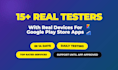 provide real 14 testers or 20 testers for google play console closed test