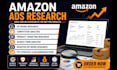 do amazon PPC keyword research and competitor analysis