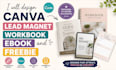 design canva lead magnet, workbook, ebook and freebie