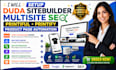 setup duda sitebuilder  multisite SEO printiful printify product page automation
