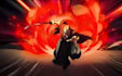create epic 2d anime fighting animation with smooth action scene