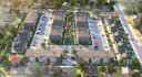 produce cgi visualization from masterplan concept, urban landscape 3d render,skp
