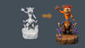 3d print and paint custom miniatures figurines and action figures