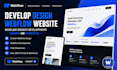 develop design webflow website webflow website development design or redesign