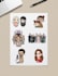 design chibi art style stickers