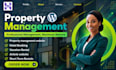 design hostinger property management website, airbnb website, booking website