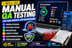 do manual QA testing for your website app or software
