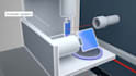 create sls 3d printing animation and industrial visualization