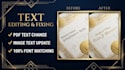 creative editable text design