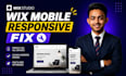 fix wix mobile responsive issues and wix website layout fix