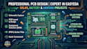design pcb using easyeda for solar, battery and arduino projects