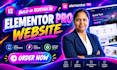 build or redesign an elementor pro website