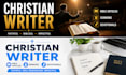 write christian bible based articles sermons and devotionals