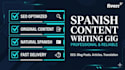 write SEO blog posts and articles in spanish