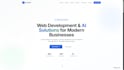create a modern business website with whatsapp integration