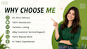 be your expert ebay lister for product listing and SEO